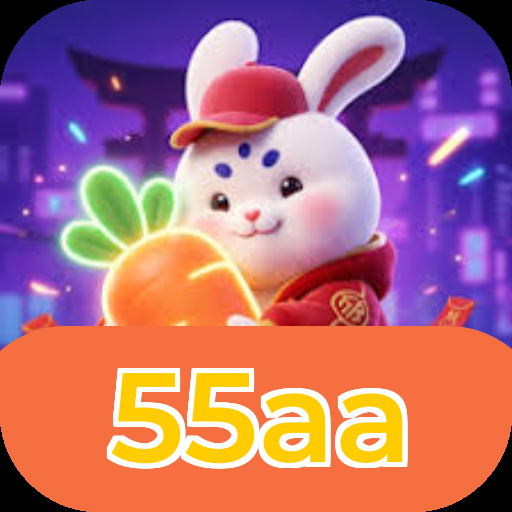 Plataforma 55aa mostrando interface moderna, jogos certificados e recursos de segurança licenciados