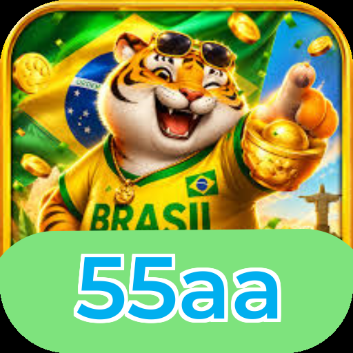 Passo a passo visual mostrando processo de download e instalação do aplicativo 55aa